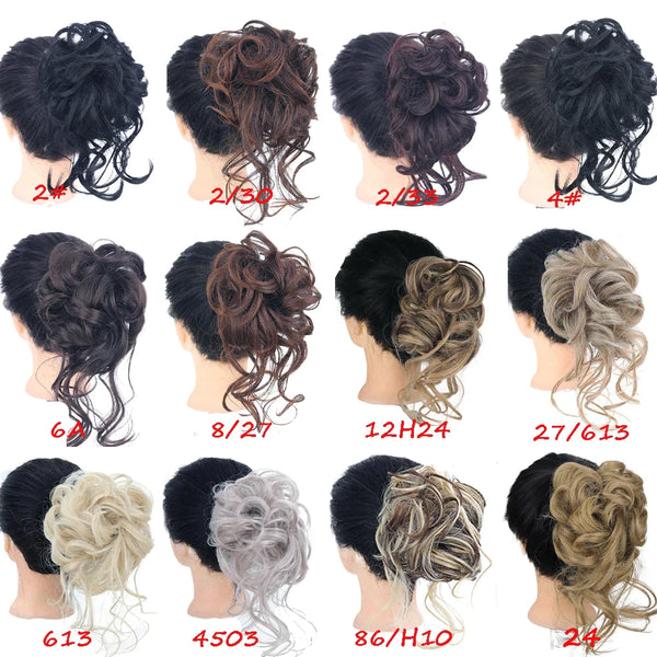 (1 + 1 Free) Chic Chignon Curly Clip-On Bun