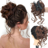 (1 + 1 Free) Chic Chignon Curly Clip-On Bun