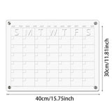 Acrylic Magnetic Fridge Calendar - beumoonshop