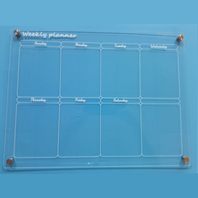 Acrylic Magnetic Fridge Calendar - beumoonshop