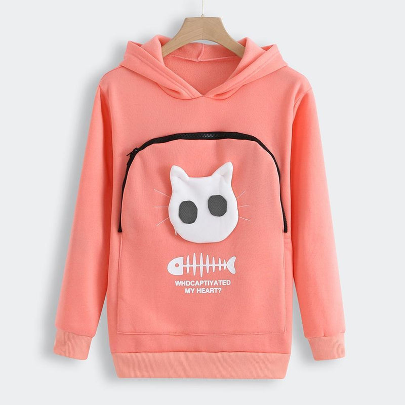 Cat Lovers Hoodie Cuddle Pouch - beumoonshop