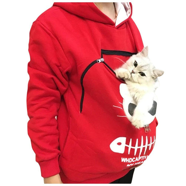 Cat Lovers Hoodie Cuddle Pouch - beumoonshop