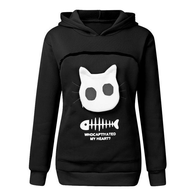 Cat Lovers Hoodie Cuddle Pouch - beumoonshop