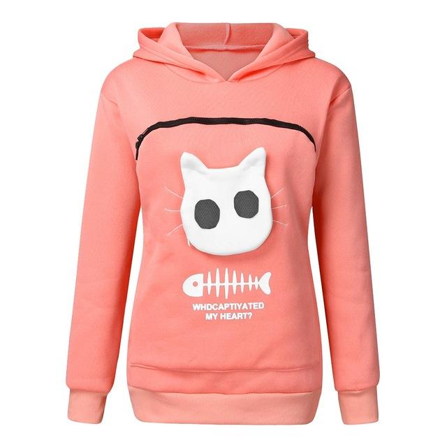 Cat Lovers Hoodie Cuddle Pouch - beumoonshop