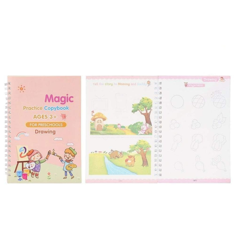 Children's Magic Books 3D Calligraphy Copybooks - beumoonshop