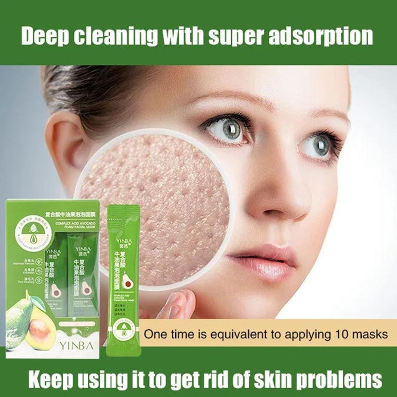 Deep Cleaning Avocado Bubble Mask - beumoonshop