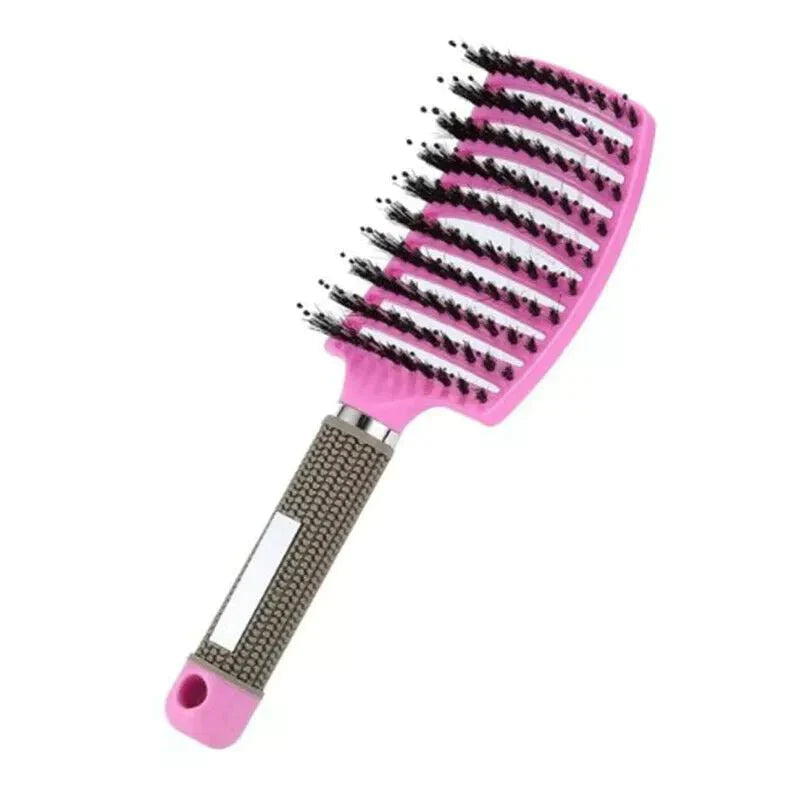 Detangler Bristle Nylon Hairbrush - beumoonshop