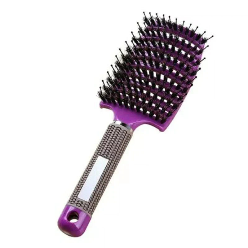 Detangler Bristle Nylon Hairbrush - beumoonshop