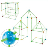 DIY 3D Kids Construction Fort Building Kit - beumoonshop