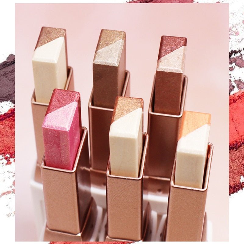 Double Color Glitter Eye shadow Stick - beumoonshop