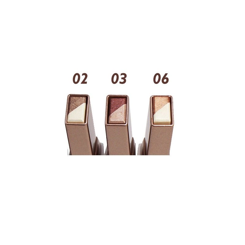Double Color Glitter Eye shadow Stick - beumoonshop