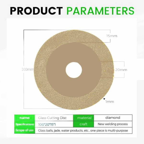 Glass Cutting Disc Ceramic - beumoonshop