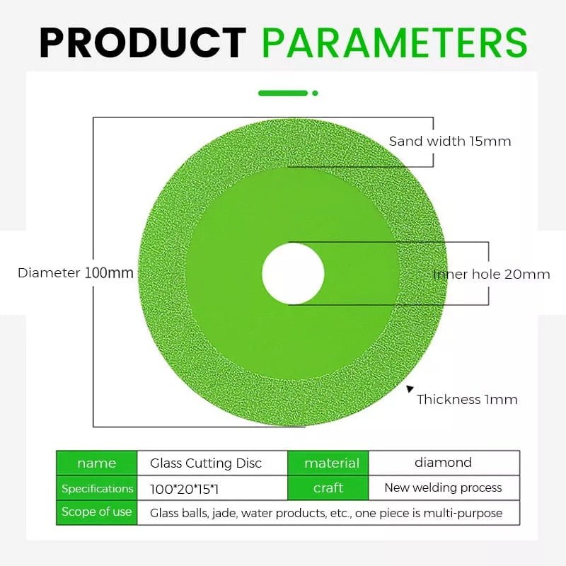 Glass Cutting Disc Ceramic - beumoonshop