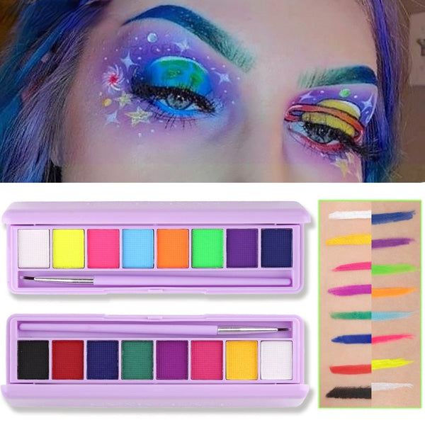 Glow-in-the-Dark UV Light Eye Shadow Palette - beumoonshop