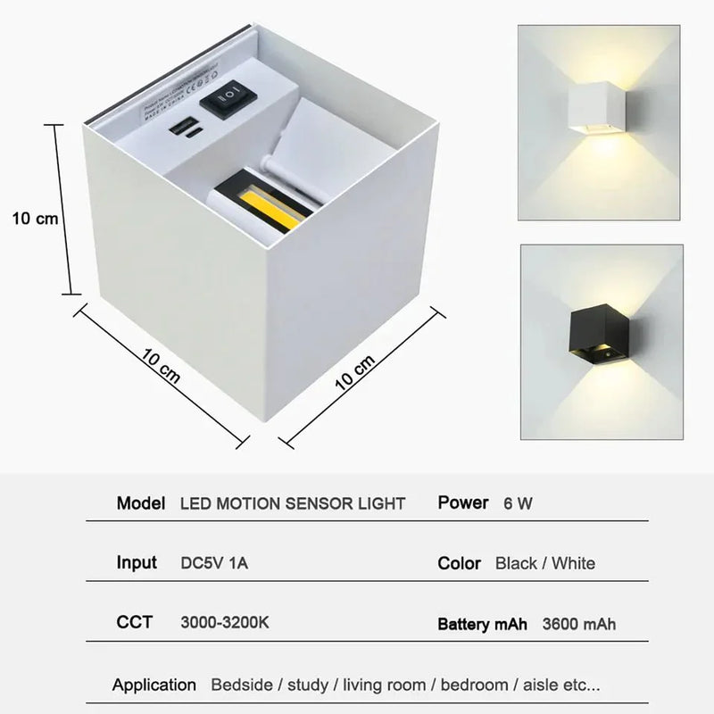 Intelligent Motion Sensor Wall Lamp - beumoonshop