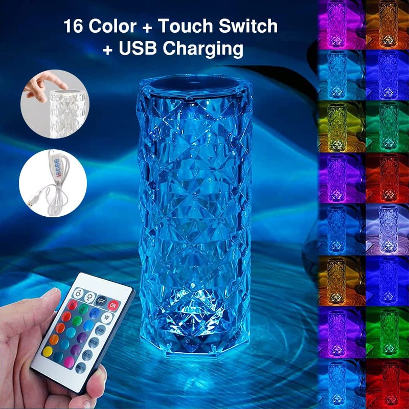 LED Crystal Table Lamp - beumoonshop