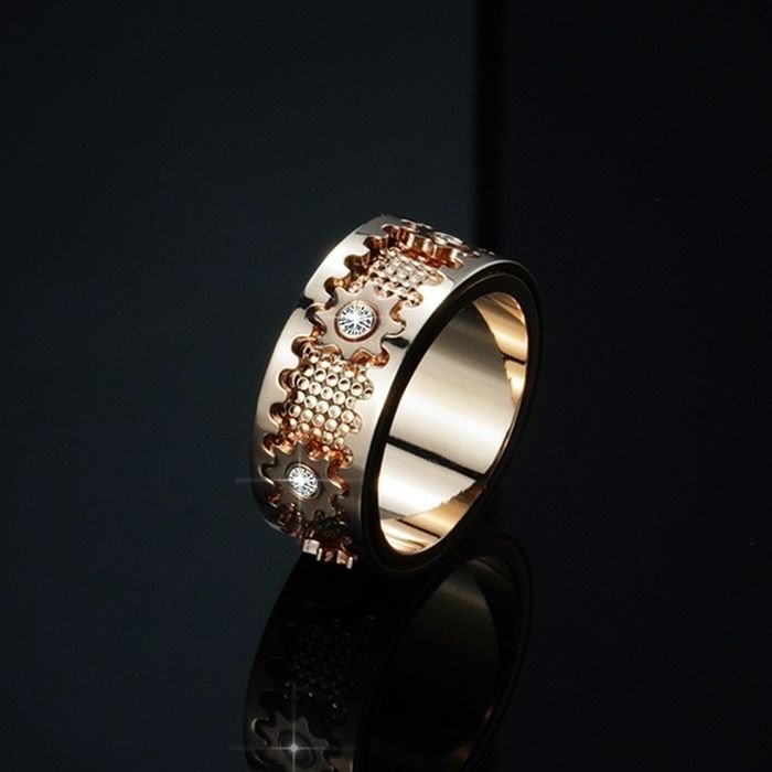 Lucky Turn Zircon Ring - beumoonshop