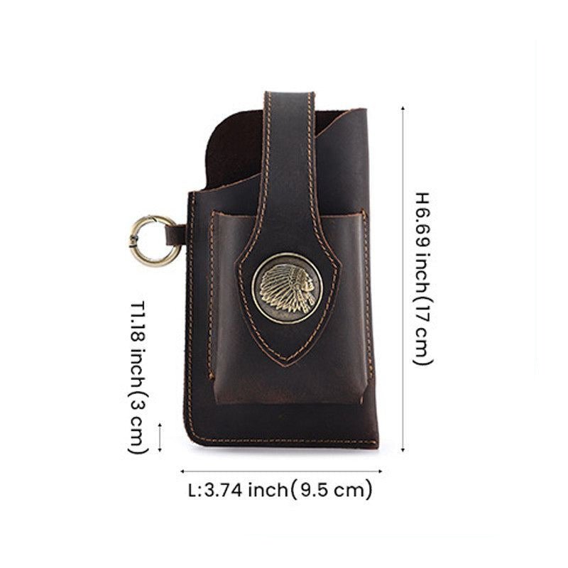 Multifunctional Leather Mobile Phone Bag - beumoonshop