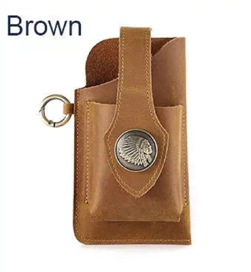 Multifunctional Leather Mobile Phone Bag - beumoonshop