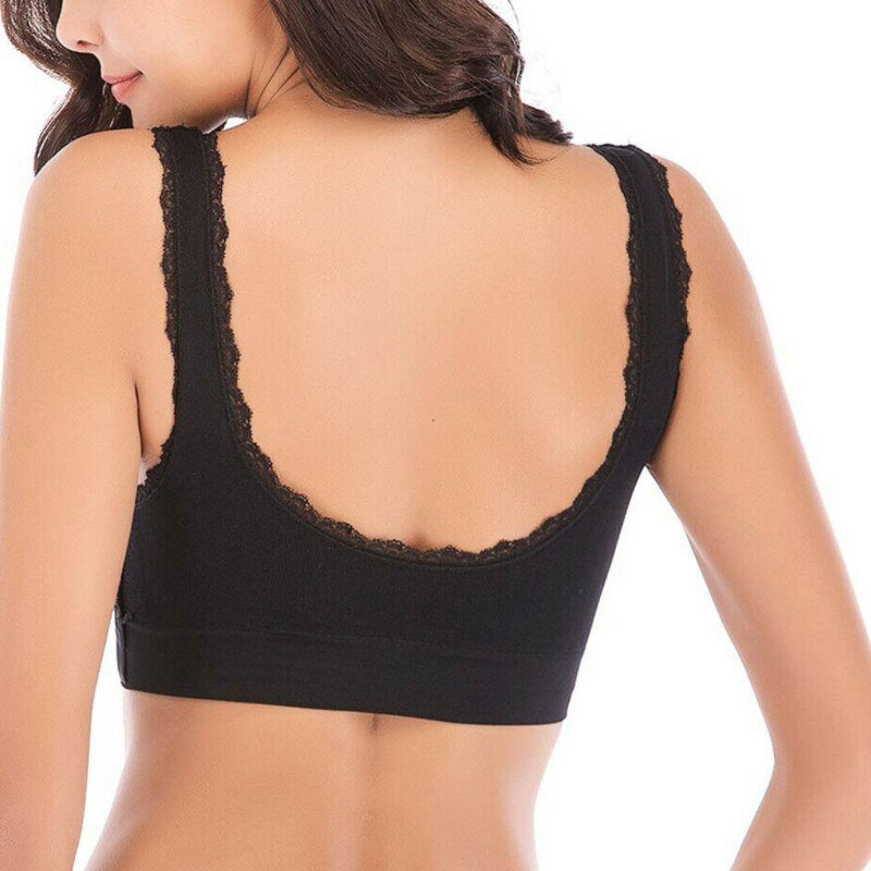 Non Wire Tourmaline Bra With Push-Up Adjustment - beumoonshop