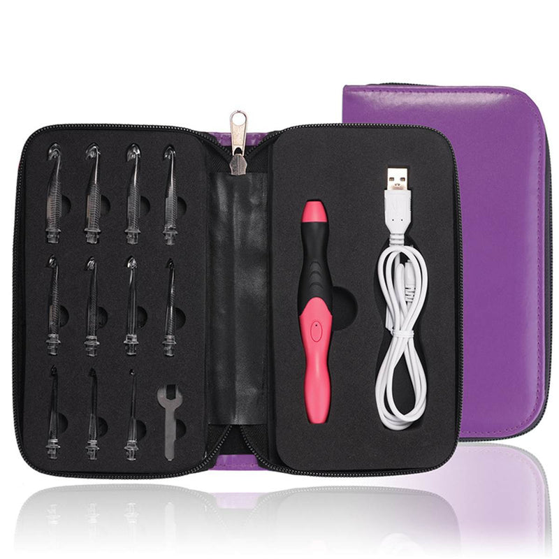 Rechargeable Light-Up Crochet Hooks Set - beumoonshop