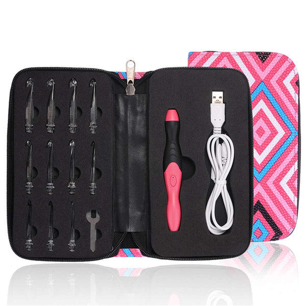 Rechargeable Light-Up Crochet Hooks Set - beumoonshop