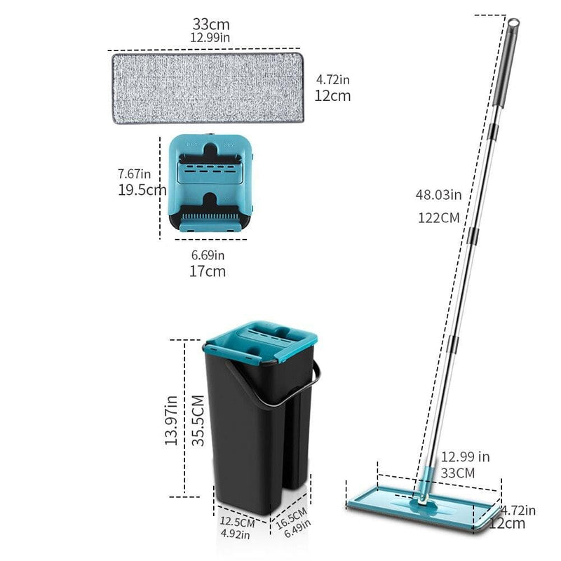 Rotating Flat Mop - beumoonshop