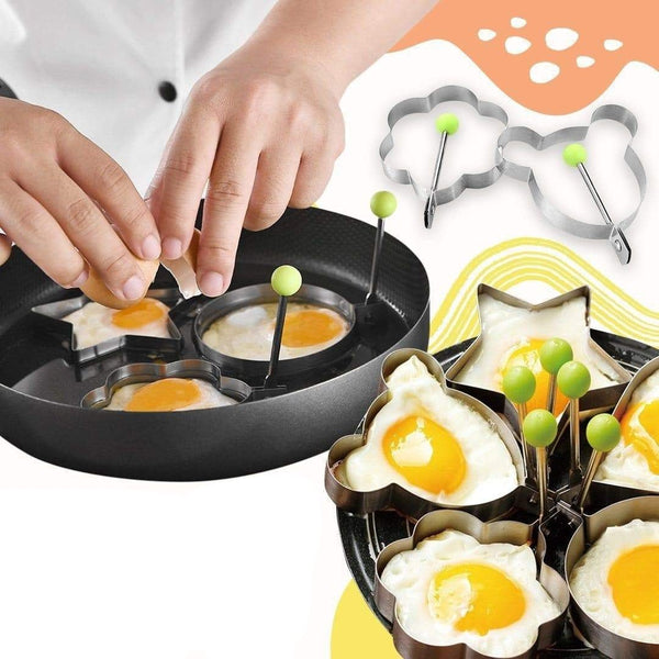 Set Stainless Steel Egg Shaper - beumoonshop