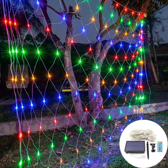 Solar Net String Lights - beumoonshop