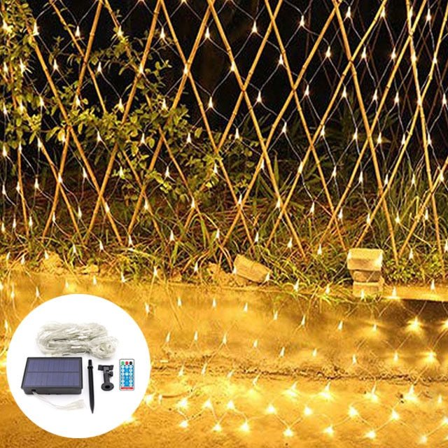 Solar Net String Lights - beumoonshop