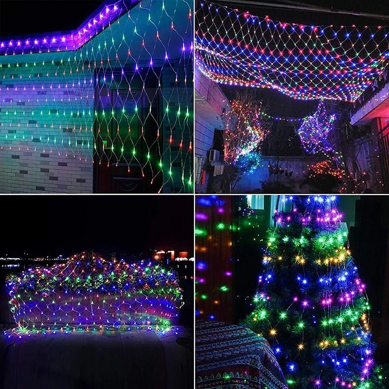 Solar Net String Lights - beumoonshop