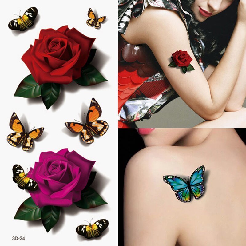 Temporary Tattoos 3D Waterproof - beumoonshop