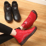Thick Fur Booties Women's Short Leather - beumoonshop