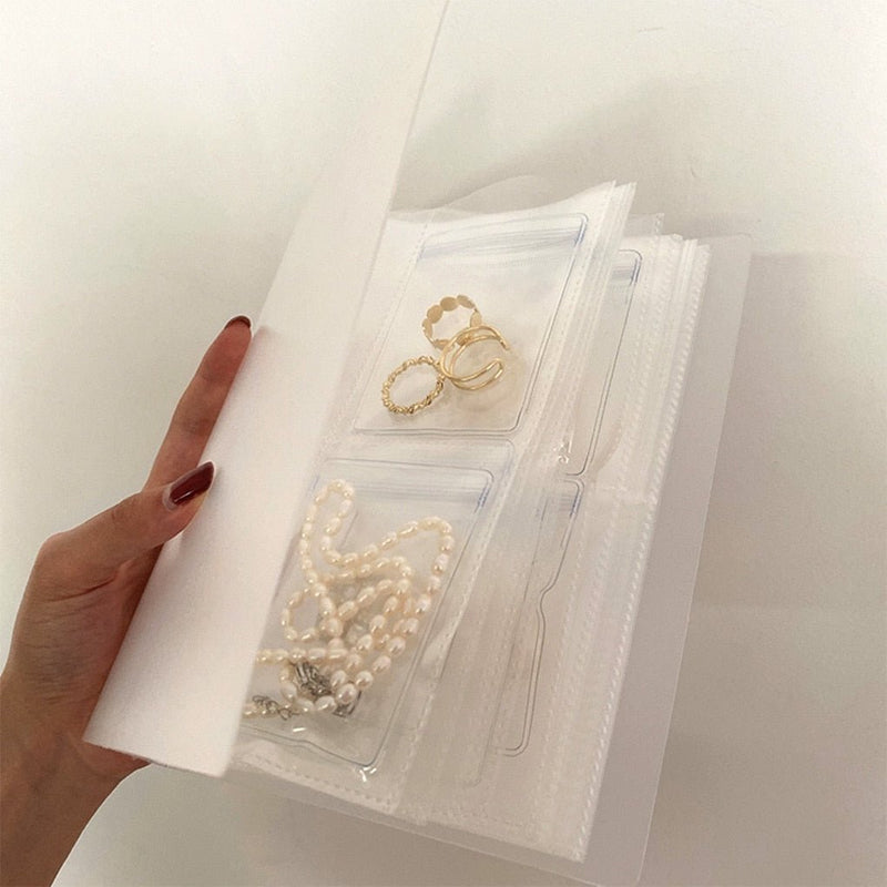 Transparent Jewellery Storage Book Set - beumoonshop